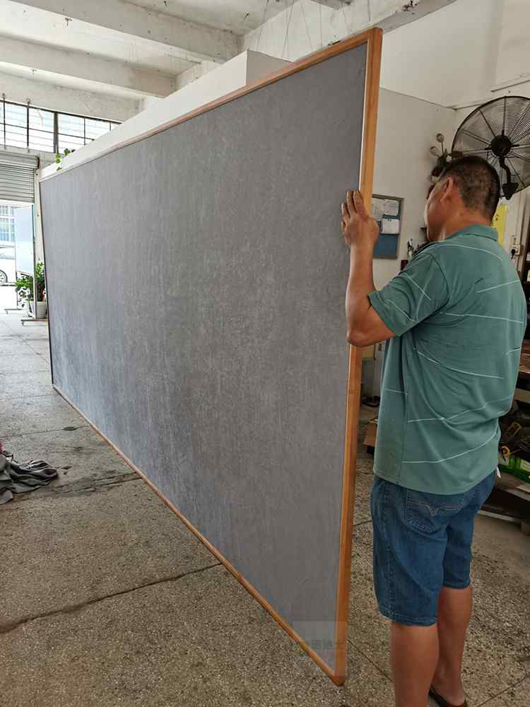 廠家訂制教學(xué)文化墻板背景墻布面板書法毛氈板家用相片展示板
